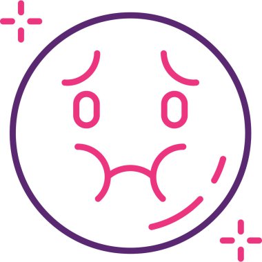 emoji simgesi vektör illüstrasyonu