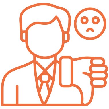 Akıllı telefon vektör ikonu olan bir iş adamı. biçim düz sembol, beyaz renk, yuvarlak açılar, açık arkaplan