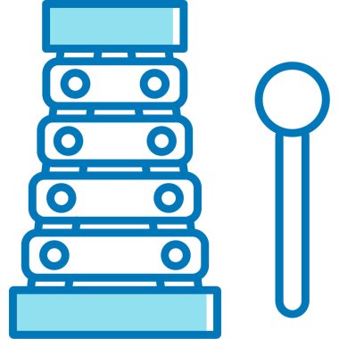 Bina. Web simgesi basit illüstrasyon