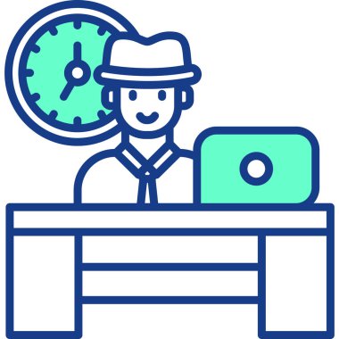 iş simgesi, vektör illüstrasyonu basit tasarım