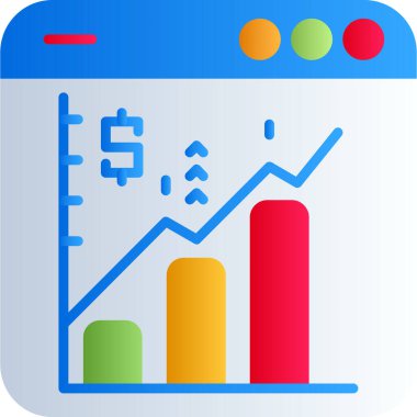 İş analizi vektör simgesi