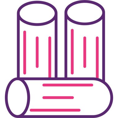 tüp test simgesi, vektör illüstrasyonu