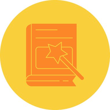 Kitap. Web simgesi basit illüstrasyon