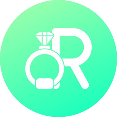 Elmas. Web simgesi basit illüstrasyon