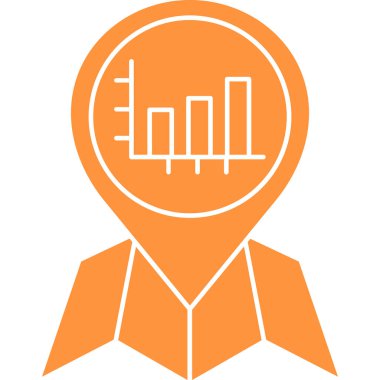 grafik ikonu vektör illüstrasyonu