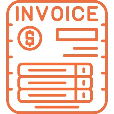 Satır tasarımında fatura simgesi