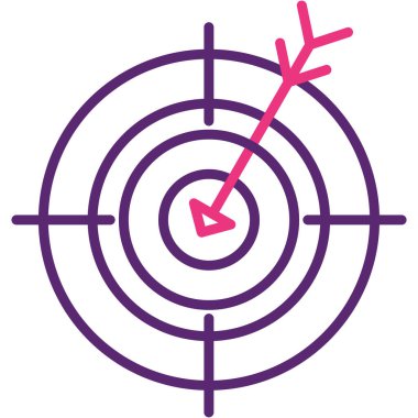 hedef odaklama simgesi - özet biçimi