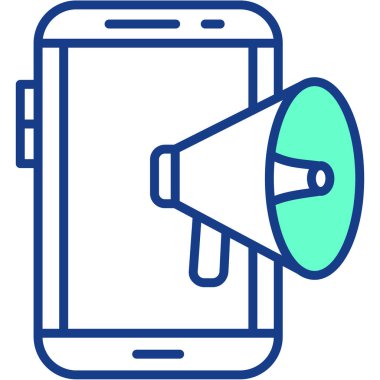 Konuşmacı simgesi. Basit tasarım