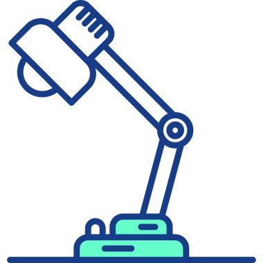 Robot kol ikonu. vektör illüstrasyonu