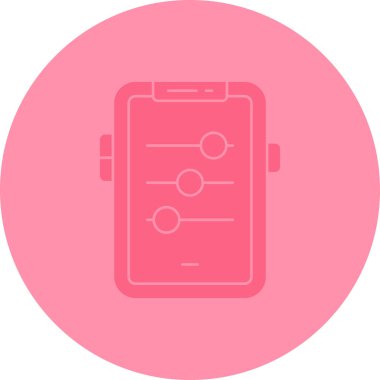 Modern simgenin vektör illüstrasyonu