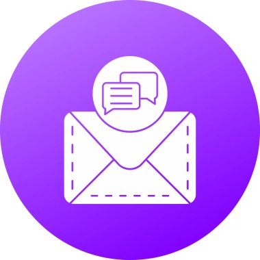 Zarf. Web simgesi basit illüstrasyon