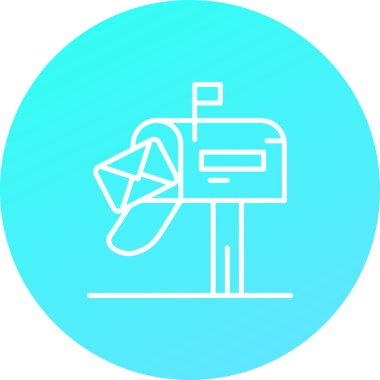 Vektör E- posta simgesi illüstrasyonu