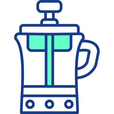 Çay. Web simgesi basit illüstrasyon