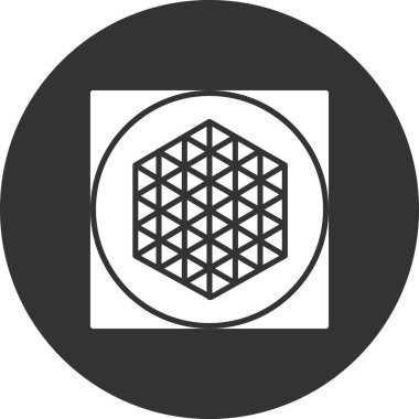 Modern b 'nin vektör çizimi müziğin sembolünden yoksundur