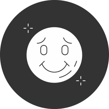 emoji yüz simgesi, vektör illüstrasyonu