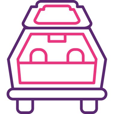 Yemek. Web simgesi basit illüstrasyon