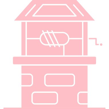 Çizgi film binasının vektör çizimi