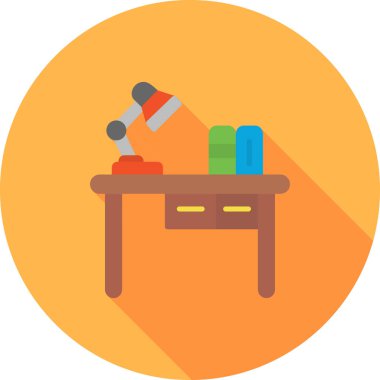 masa simgesi vektör illüstrasyonu