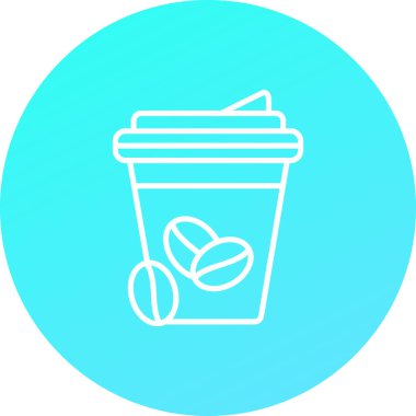 vektör kahve web simgesi