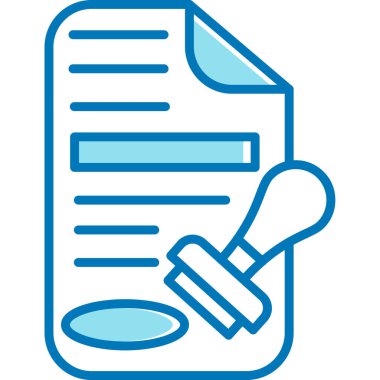 Kalem ikonlu pano. vektör illüstrasyonu