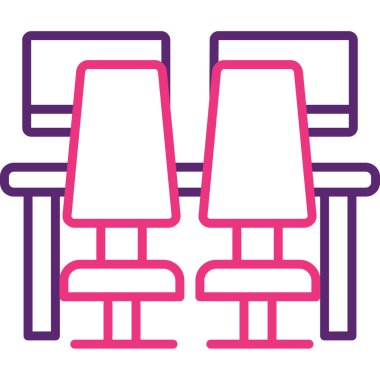 Vektör illüstrasyonu, simge ögesi arkaplanı