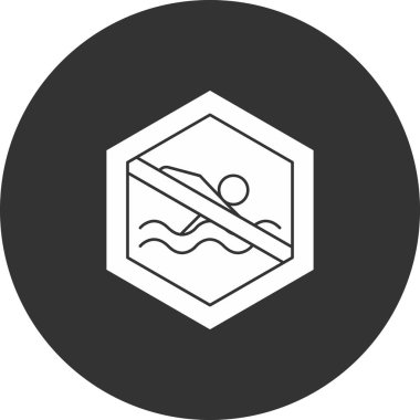 vector illustration of pool icon