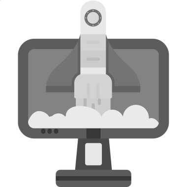 bulut hesaplama simgesi, basit biçim