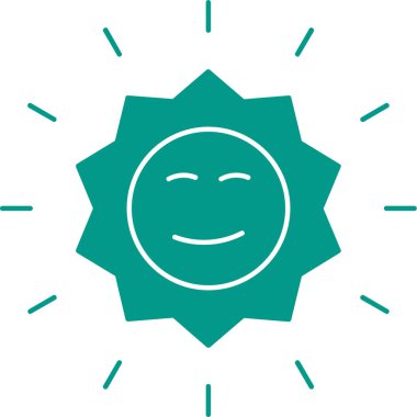 Güneş ikonu tasarımı, vektör illüstrasyonu 10 grafik