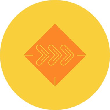 Ok. Web simgesi basit illüstrasyon