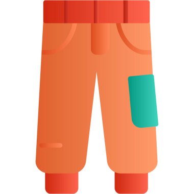 Sırt çantası simgesi olan adam, izometrik stil