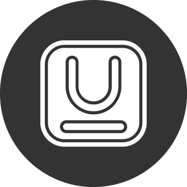 çanta çanta çanta simgesi ana hat biçiminde