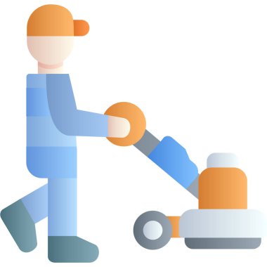 Temizleyici vakum simgesi