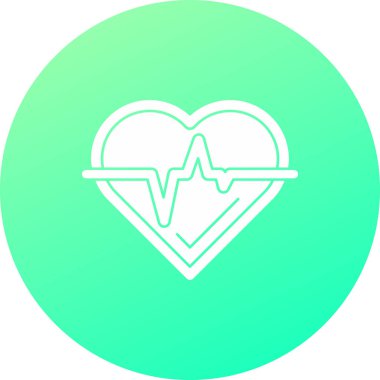 vektör kalp simgesi