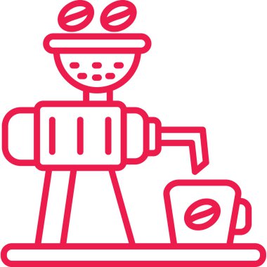 çay fincanı simgesi, vektör illüstrasyonu