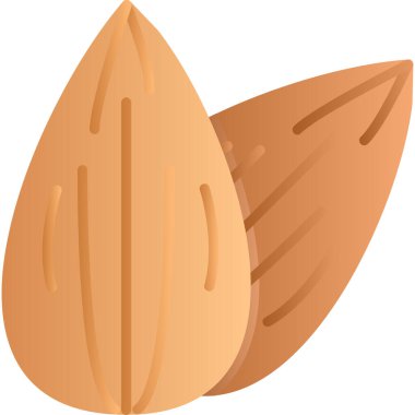 somun simgesi. Vektör çizim