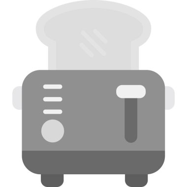 yemek pişirme ikonu düz stil