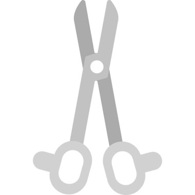 Makas simgesi. Makas alet tasarımı. vektör illüstrasyonu