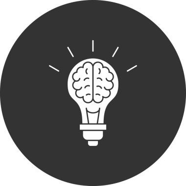 ampul simgesi, vektör illüstrasyonu