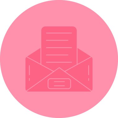 zarf simgesi vektör illüstrasyonu