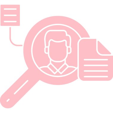 search icon. simple illustration of magnifying glass vector icons for web