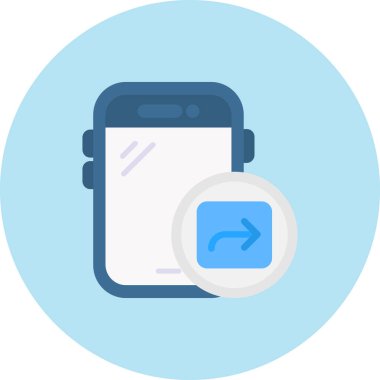 İleti düz vektör simgesi