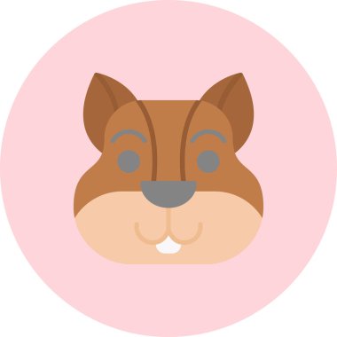 Şirin tilki çizgi film ikonu vektör illüstrasyon grafik tasarımı