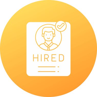 Görev simgesinin vektör illüstrasyonu