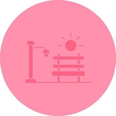 Bir benzin istasyonu simgesinin vektör illüstrasyonu