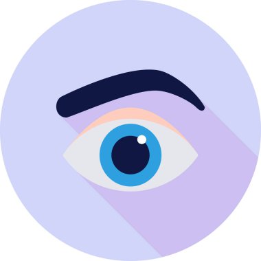 Gözün vektör çizimi