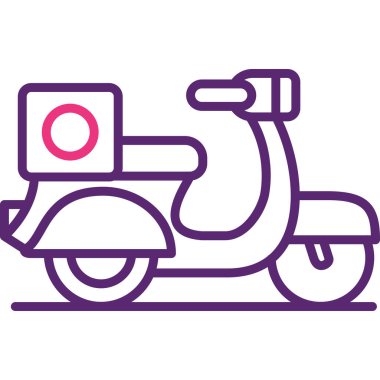 Motosiklet vektör simgesi