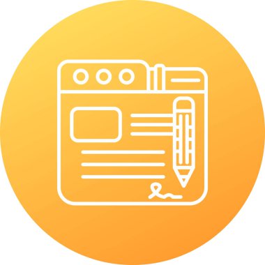 Pano simgesi, vektör illüstrasyonu