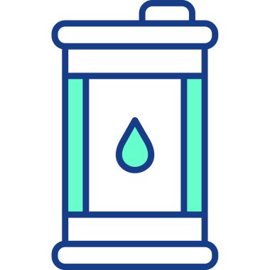 gaz simgesi, basit vektör tasarımı illüstrasyonu