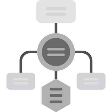 veri paylaşımı düz simge, vektör, illüstrasyon