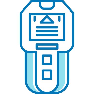 Akıllı seğirme. Web simgesi vektör illüstrasyonu